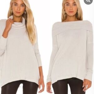 Free People Juicy Long Sleeve Waffle Thermal Top